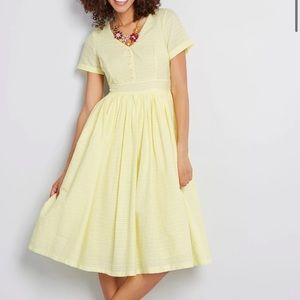 Modcloth fit and flare dress